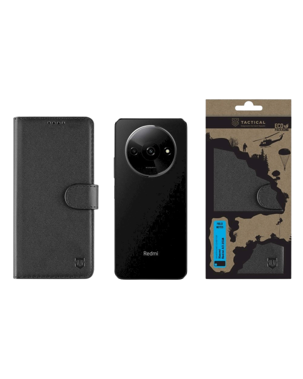 Tactical Field Notes Защитный чехол для Xiaomi Redmi A3 2024 / чёрный
