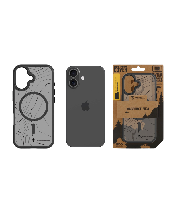 Tactical MagForce Hyperstealth Sika Cover Защитный чехол для iPhone 16 / асфальт