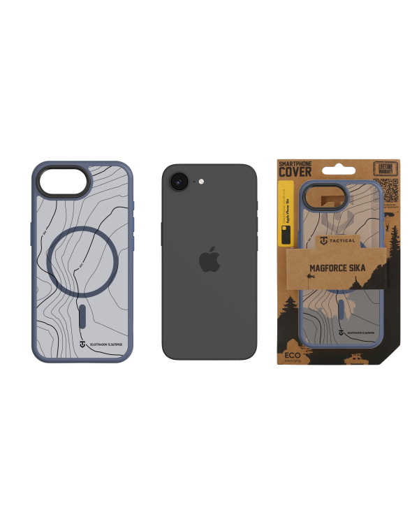 Tactical MagForce Hyperstealth Sika Cover Защитный чехол для iPhone 16e / тёмно-синий
