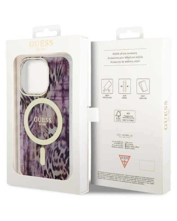 Guess GUHMP14XHLEOPWP Чехол для Apple iPhone 14 Pro Max