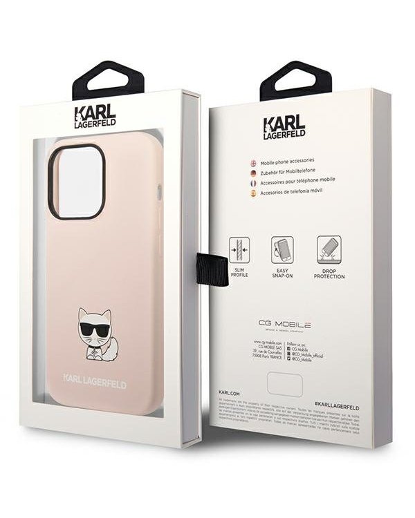Karl Lagerfeld KLHCP14LSLCTPI Чехол для Apple iPhone 14 Pro