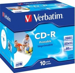 Verbatim CD-R AZO Матрицы 700MB 52x 10 шт.