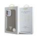 Guess PU Grained Triangle Logo MagSafe Case Защитный чехол для iPhone 16 Pro / коричневый
