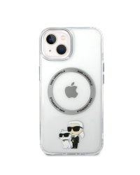Karl Lagerfeld IML Karl and Choupette MagSafe Защитный чехол для iPhone 13 / прозрачный