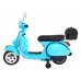 Vespa Scooter Детский электроскутер Синий