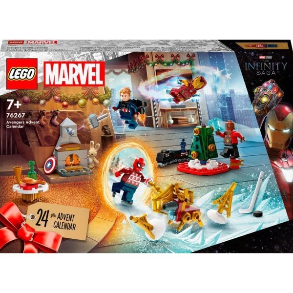 Обложка книги «LEGO 76267 Super Heroes Advent Calendar Marvel Avengers 2023 Конструктор»