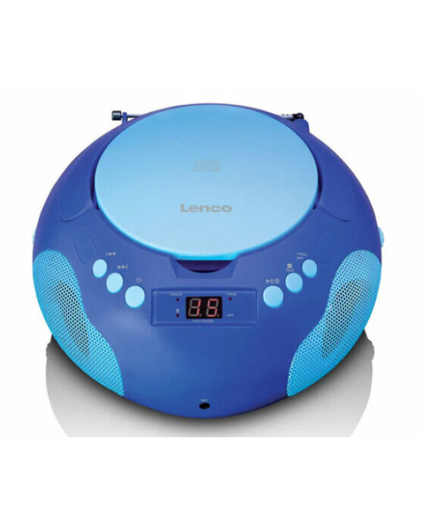 Lenco SCD-625bu CD Bluetooth Mагнитола с микрофоном Синяя