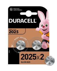 Duracell CR2025 Tаблетка 3V литиевая батарея 2шт