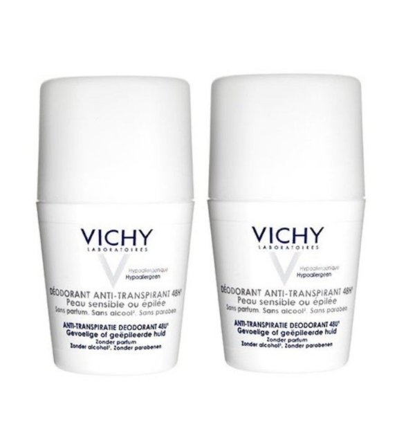 Vichy Roll‑On Antiperspirant Sensitive Skin 48h Набор Дезодорантов