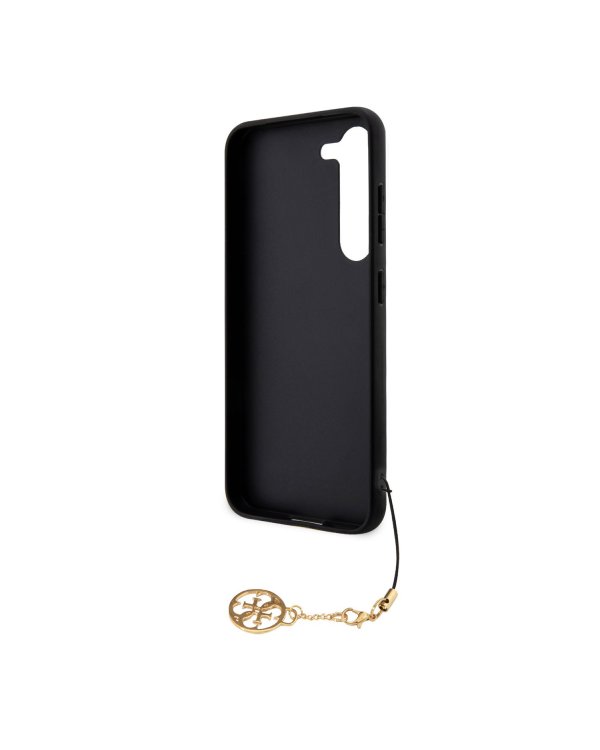 Guess 4G Charm Case Защитный чехол для Samsung Galaxy S23 / коричневый