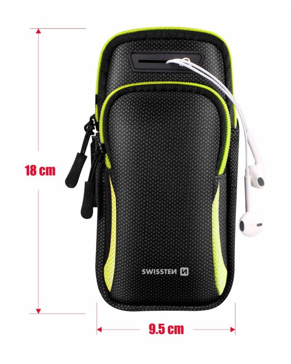 Swissten Чехол- Повязка на руку для телефонов до 6,7 дюймов