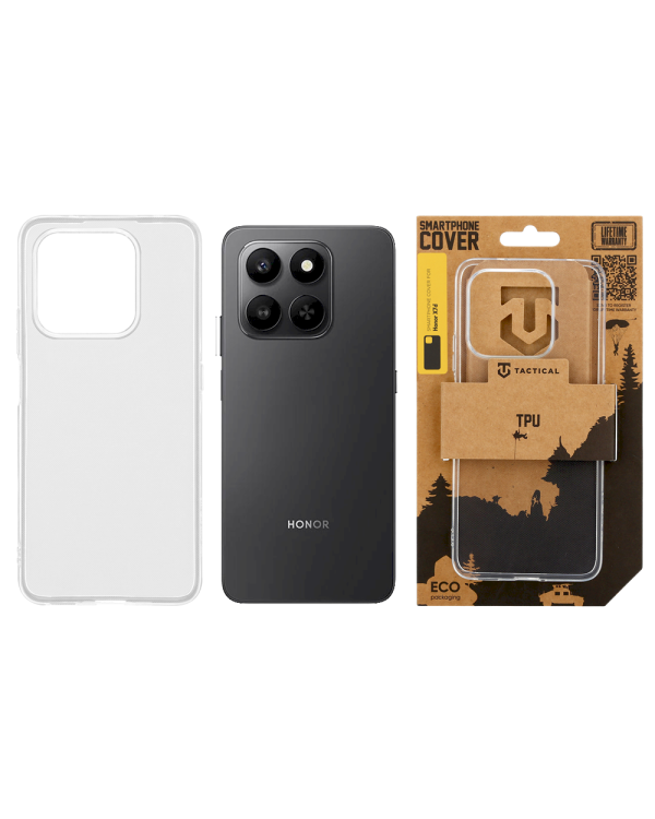 Tactical TPU Cover Защитный чехол для Honor X7d / прозрачный