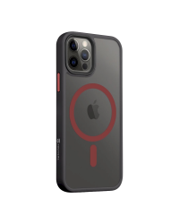 Tactical MagForce Hyperstealth 2.0 Cover Защитный чехол для iPhone 12/12 Pro / чёрный/красный