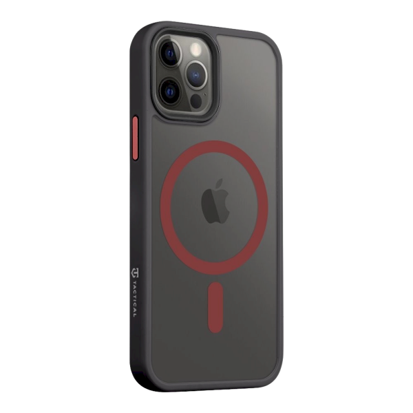 Обложка книги «Tactical MagForce Hyperstealth 2.0 Cover Защитный чехол для iPhone 12/12 Pro / чёрный/красный»