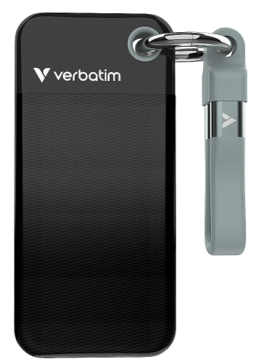 Verbatim 32190 Pocket USB-C Внешний SSD-Hакопитель 1TB