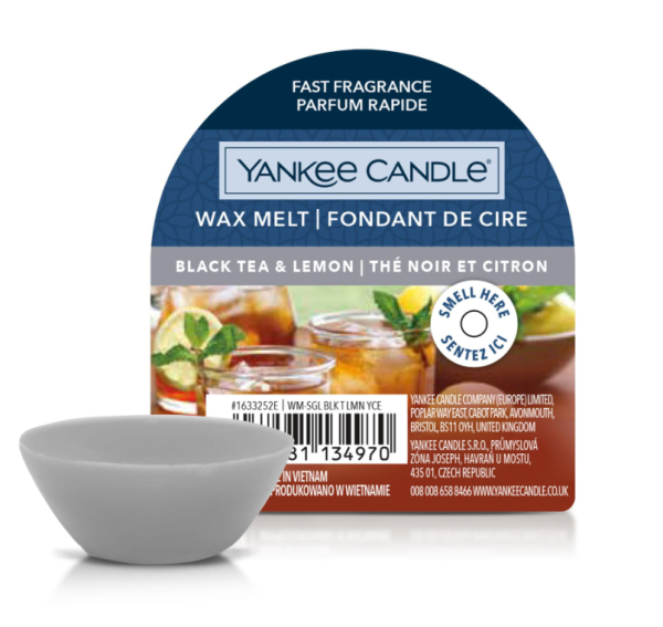 Yankee Candle Black Tea & Lemon Ароматическая свеча 22 g
