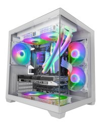 Mars Gaming MCVIEW2W Компьютерный корпус mATX / белый