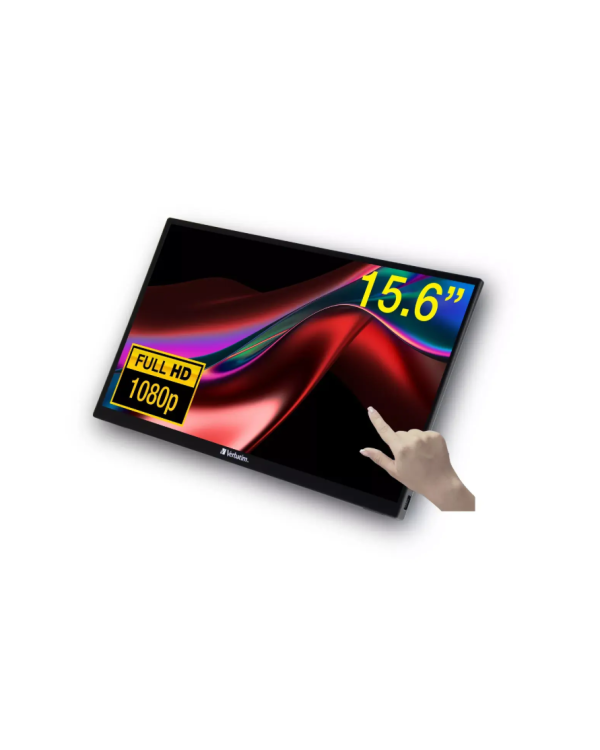 Verbatim 49592 Портативный Сенсорный Монитор Full HD / 15,6"