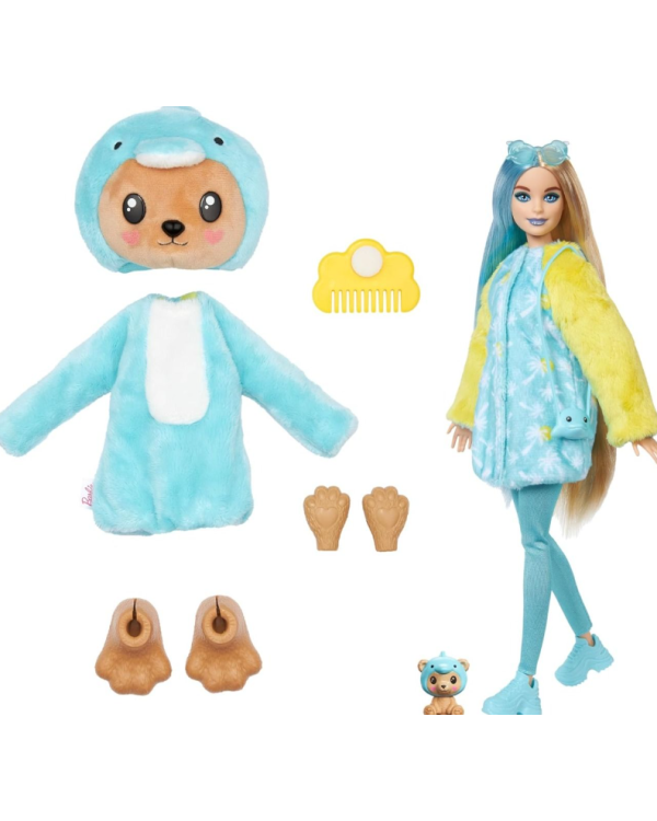 Barbie Cutie Reveal Costume Teddy in Dolphin Кукла