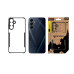 Tactical Quantum Stealth Cover Защитный чехол для Samsung Galaxy A16 4G/5G / прозрачный/чёрный