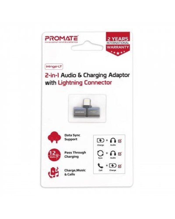 PROMATE iHinge-LT Adapter Lightning to Audio / Sync Адаптер