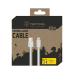 Tactical Smooth Thread USB-A/Lightning Кабель 0.3m / белый