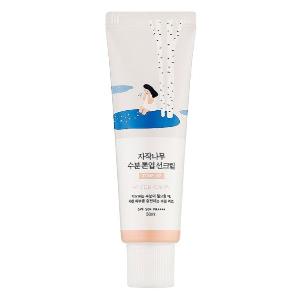 ROUND LAB Birch Juice Moisturizing Tone-Up Sunscreen SPF50+ PA++++ 50ml Солнцезащитное средство