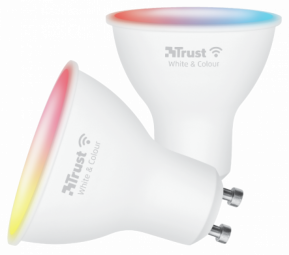 Trust WiFi LED Spot GU10 Белая и цветная (двойная упаковка) светодиодная лампа