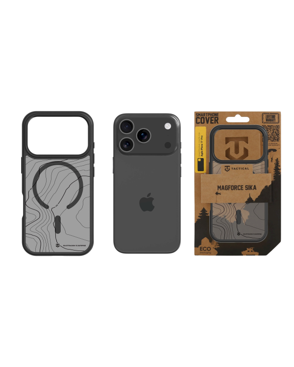 Tactical MagForce Hyperstealth Sika Cover Защитный чехол для iPhone 17 Pro / асфальт
