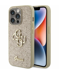 Guess Fixed Glitter Big Case Защитный Чехол для Apple iPhone 15 Pro Max