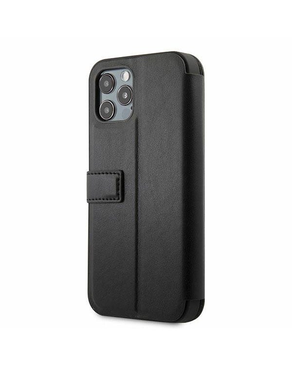 BMW BMFLBKP12MMCARBK M Collection Carbon Book Case Чехол для телефона Apple iPhone 12 / 12 Pro