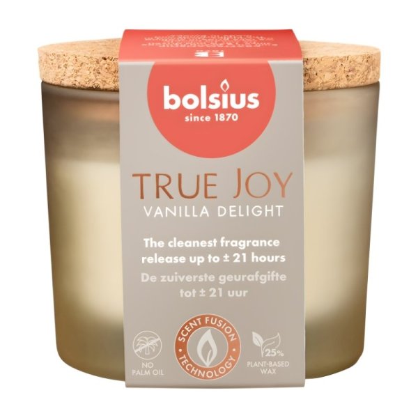 Bolsius True Joy Ароматическая Свеча 66x83mm Vanilla Delight