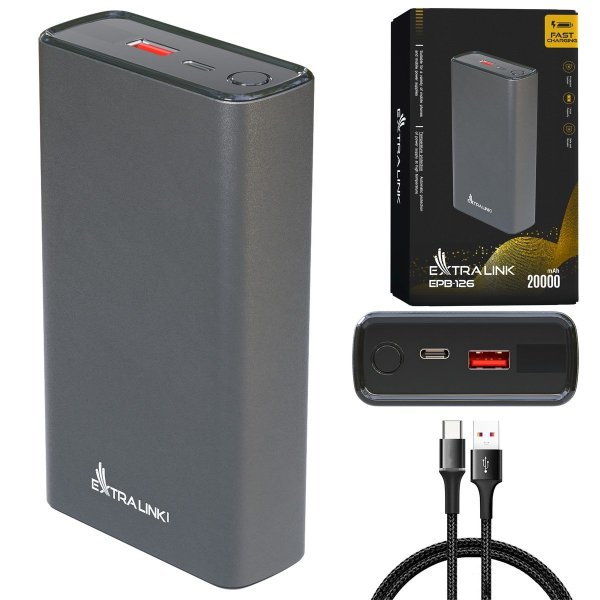 Extralink EPB-126 Power Bank Портативный аккумулятор 20000mAh