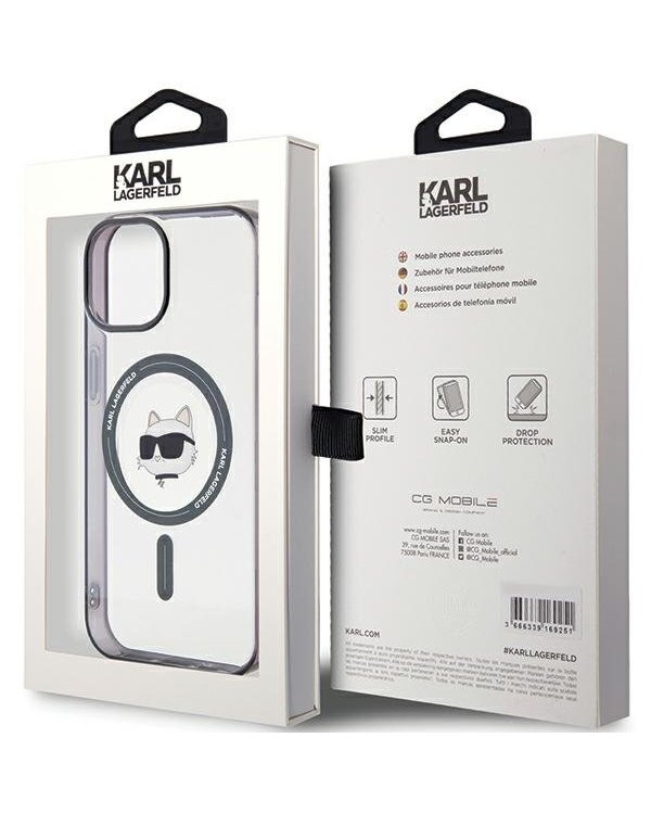 Karl Lagerfeld KLHMP15MHCHNOTK Чехол для Apple iPhone 15 Plus / 14 Plus