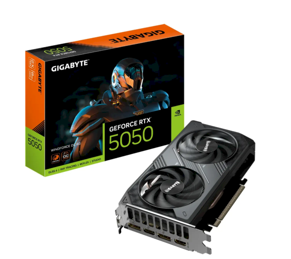 Обложка книги «Gigabyte GeForce RTX 5050 Windforce Max Видеокарта 8GB GDDR6»