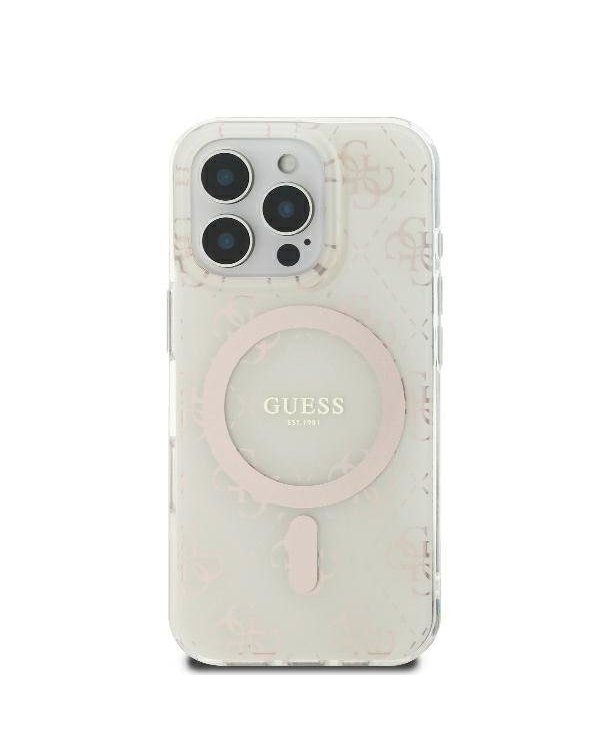 Guess IML 4G Background MagSafe Защитный Чехол для Apple iPhone 16 Pro