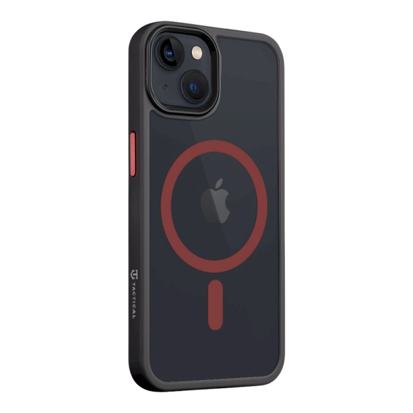 Обложка книги «Tactical MagForce Hyperstealth 2.0 Защитный чехол для iPhone 13 / чёрный/красный»