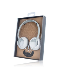 Forever CM-400 Mustache Универсальные Наушники с микрофоном Белые + Сумочка