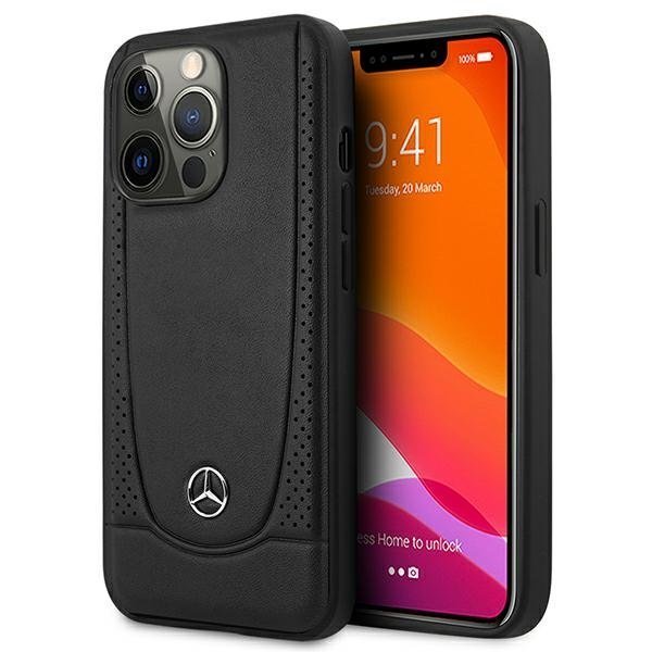 Mercedes Leather Urban Back Case Защитный Чехол для Apple iPhone 15 Pro Max