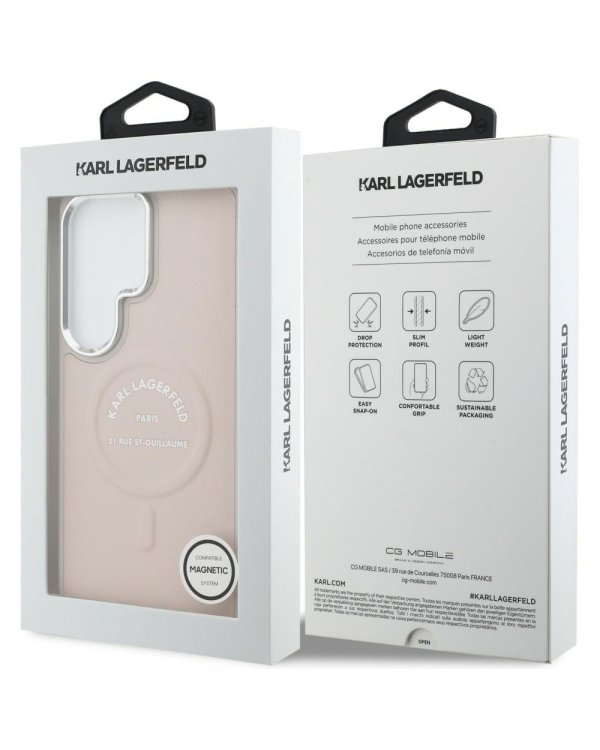 Karl Lagerfeld PU RSG Logo Magnetic Case Чехол для Samsung Galaxy S26 Ultra