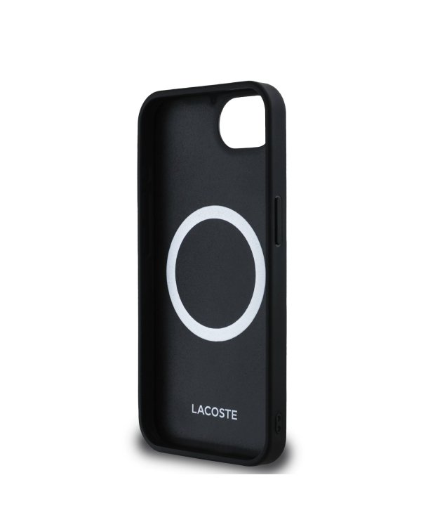 Lacoste Iconic Petit Pique Woven Logo MagSafe Case Чехол для Apple iPhone 16e