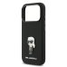 Дополнительное изображение книги «Karl Lagerfeld Liquid Silicone Metal Ikonik Case Защитный чехол для iPhone 17 Pro / чёрный»