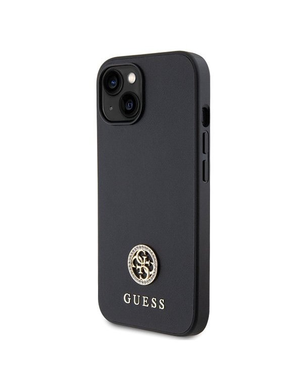 Guess Strass Metal Logo Back Case Защитный Чехол для Apple iPhone 15 Plus