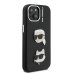 Karl Lagerfeld Grained PU K&CH Heads Case Чехол для Apple iPhone 15