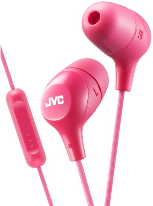 JVC HA-FX38M-P-E Marshmallow наушники с пультом и микрофоном JVC HA-FX38M-P-E Marshmallow наушники с пультом и микрофоном