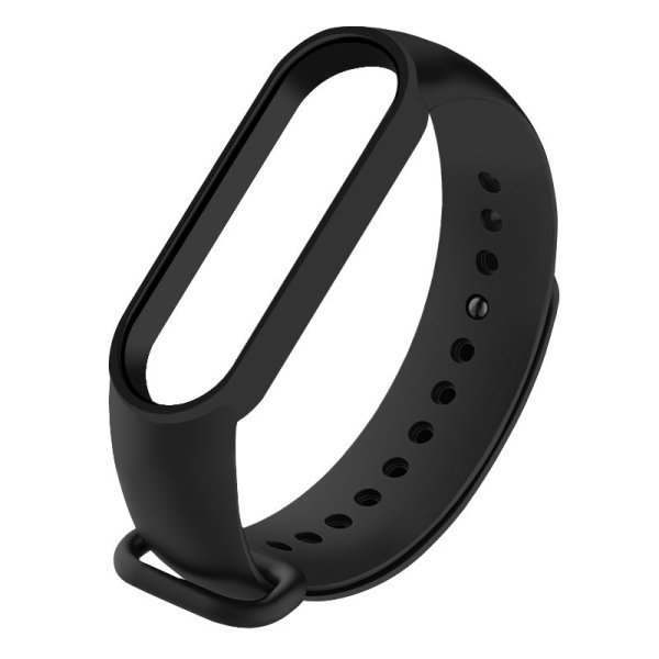 Devia Silicone Rемешок для Xiaomi Mi Band 5 / Mi Band 6 / черный