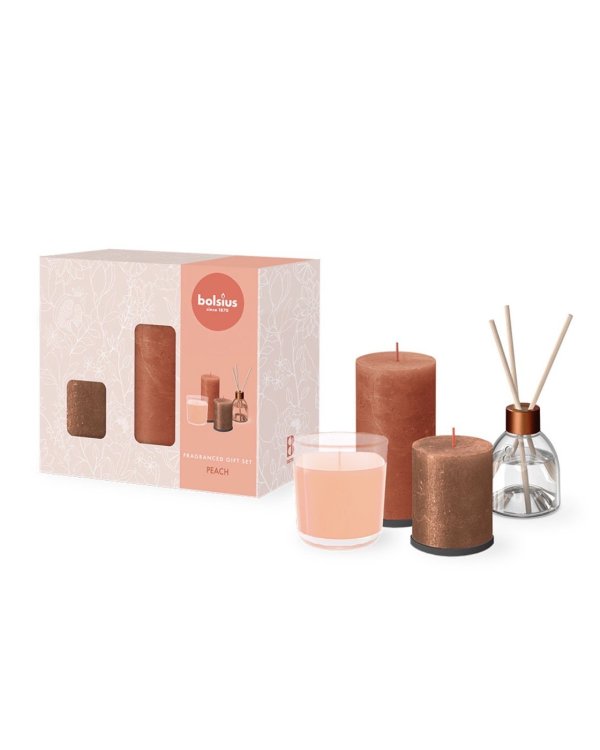 Bolsius Home Sweet Home Подарочный Набор Peach