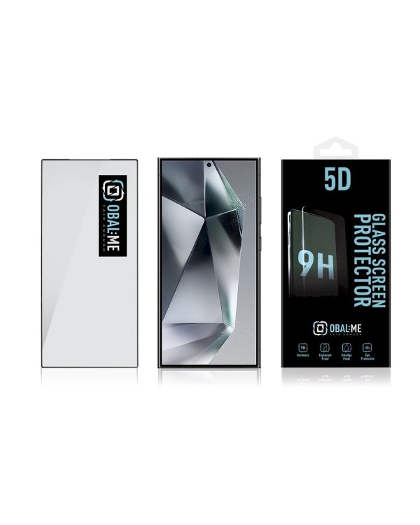 Дополнительное изображение книги «OBAL:ME 5D Glass Screen Protector Защитное стекло для Samsung Galaxy S24 Ultra / чёрный»