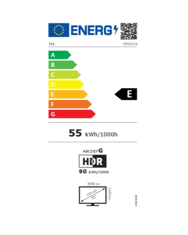 TCL V6C 4K Ultra HD Smart TV Телевизор 55"