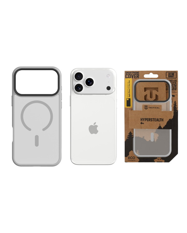 Дополнительное изображение книги «Tactical MagForce Hyperstealth Cover Защитный чехол для iPhone 17 Pro Max / светло-серый»